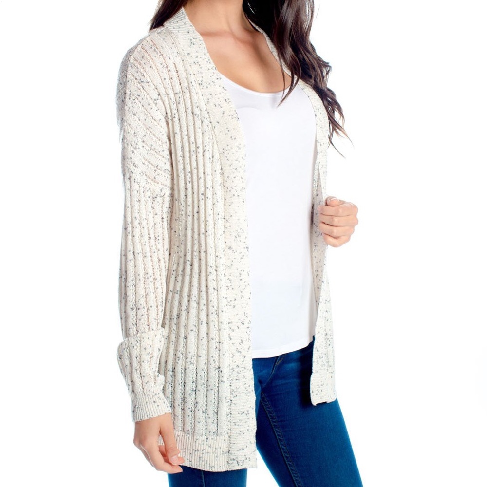 Ivory speckle cardigan